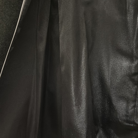 🌸NEW Calvin Klein Women’s Wool & Faux fur Collar Maxi Trench Coat Sz 6 NWT. - Picture 16 of 16